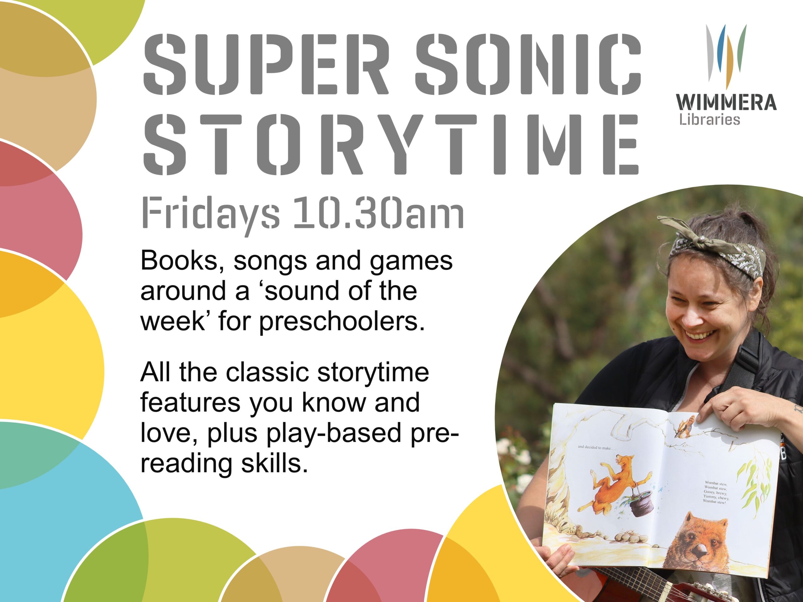 Super Sonic Storytime - Horsham Library July 2024