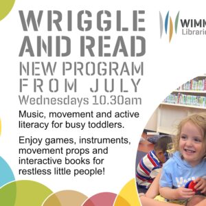 Wriggle and Read - Horsham Library July 2023